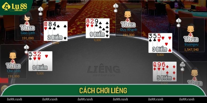 Liêng LU88 - Luật Chơi Và Những Kinh Nghiệm Từ Cao Thủ Cách chơi bài Liêng LU88 cực chuẩn cho người mới