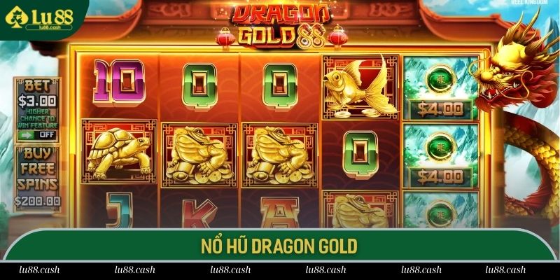 Nổ Hũ Jackpot - Săn Thưởng Cực Khủng, Đổi Đời Thần Tốc Siêu phẩm slots game Dragon Gold tại nhà cái LU88 cực hot